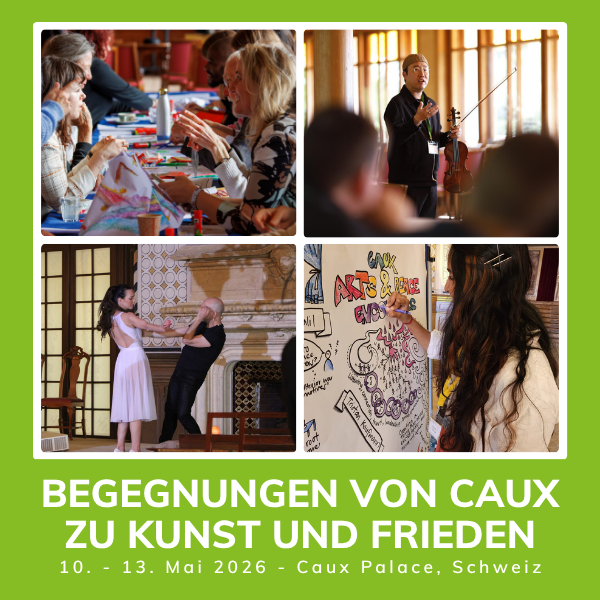 Caux Arts and Peace Encounters 2026 Caux Arts & Peace Encounters 2026 banner square DE