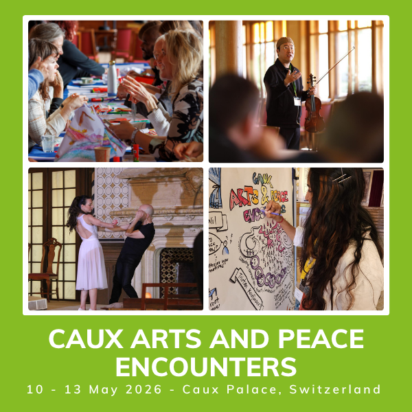 Caux Arts & Peace Encounters 2026 banner square EN