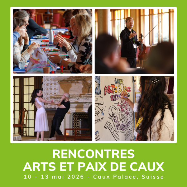 Caux Arts & Peace Encounters 2026 banner square FR