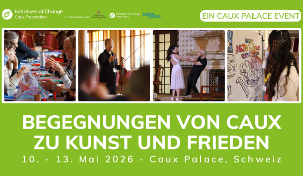 Caux Arts & Peace Encounters 2026 banner rect DE