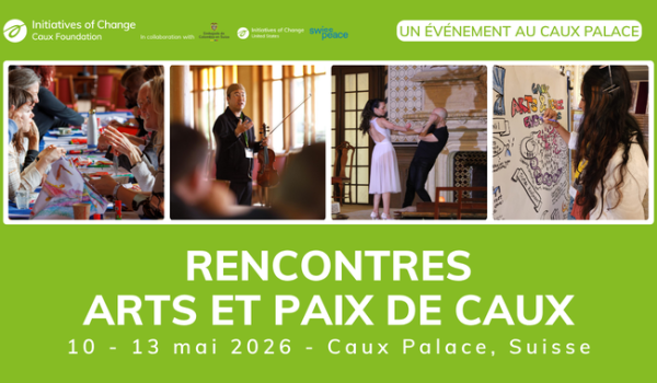 Caux Arts & Peace Encounters 2026 banner rect FR