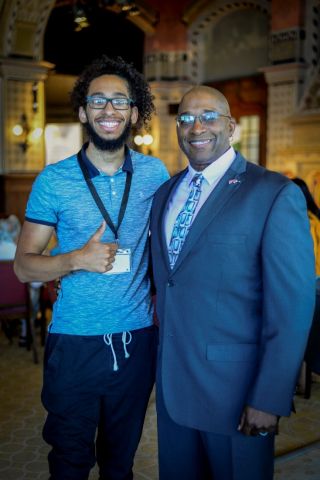 Hasan Davis and son