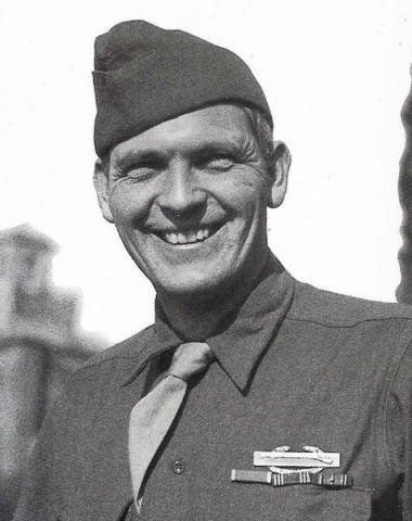 Arthur McLean portrait as soldier