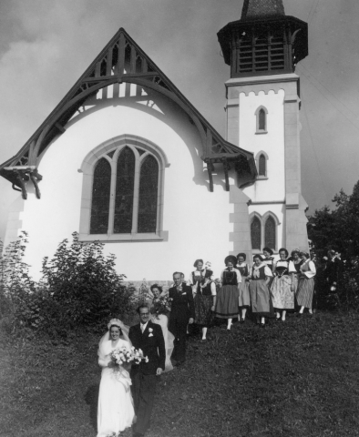 von Orelli wedding 1946 Caux