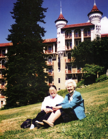 Mother Park with Silvia Zuber in Caux