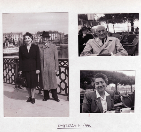 Photos Jewish refugees Caux Shoshana Faire family