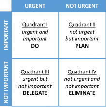 Covey Quadrant