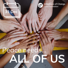 Peace needs all of us