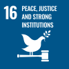 SDG 16 Peace, Justice, Strong Institutions
